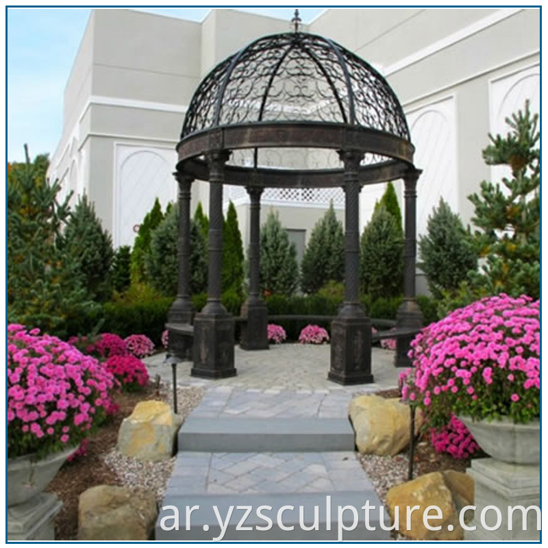 wrought iron gazebo